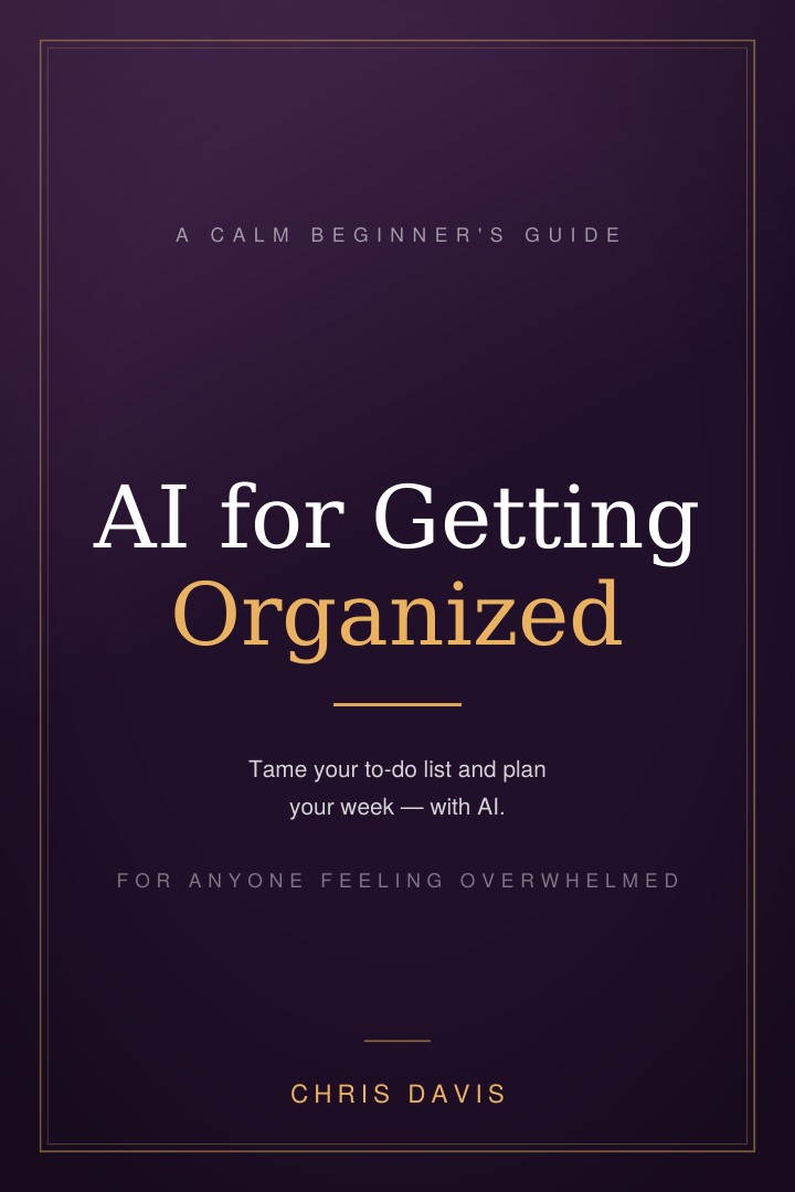 AI for Getting Organized book cover