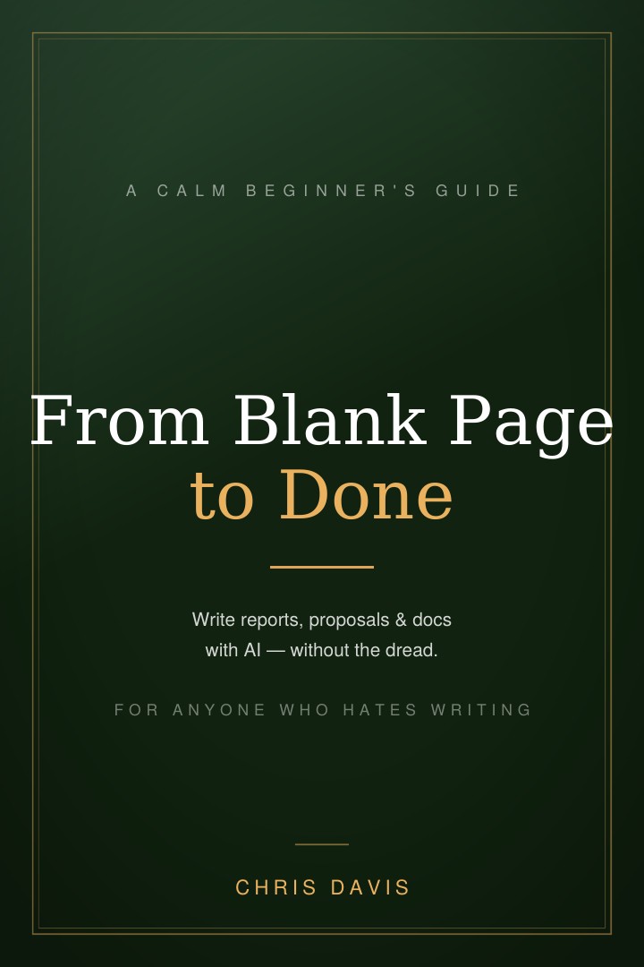 From Blank Page to Done book cover